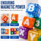 🧲 50% OFF! ✨ 40-Piece Magnetic Alphabet & Number STEM Learning Cubes Set – 360° Omnidirectional Frustration-Free Stacking, 26 Letters 9 Numbers Math Symbols, Child-Safe ABS Encapsulated Magnets & Portable Metal Tin – 3+ Years 🧩