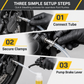 Motorcycle Hydraulic Brake Bleeder Tool with One Way and Fluid Extraction Hose