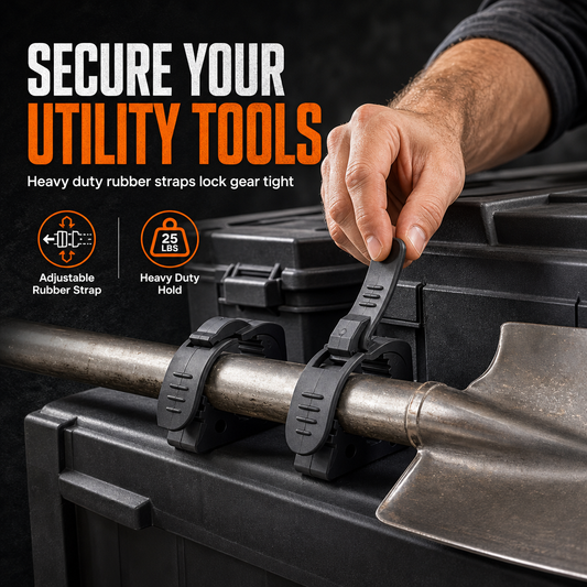 Quick Installation Tool Clamps Stable Mounting Brackets for 3-4cm Tools in Vehicles and Indoors