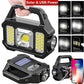 🔦✨ Ilumina Brasil LED Torch – 50% OFF! 500 lumens, solar + USB charging, 100-200m beam – never be left without light. ☀️