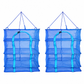 Multi Layer Foldable Hanging Mesh Drying Net Cage with Hook Thickened Nylon Mosquito and Fly Proof
