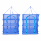 Multi Layer Foldable Hanging Mesh Drying Net Cage with Hook Thickened Nylon Mosquito and Fly Proof