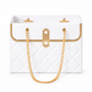💐 50% OFF! ✨ Embossed Bouquet Gift Bag – Premium Embossed Cardboard Build, Chic Metallic Chain Carry Handle, Quilted Texture Metal Grommet Reinforcement & Self-Standing Stable Base – 4 Colors 3 Quantity Options 🎁