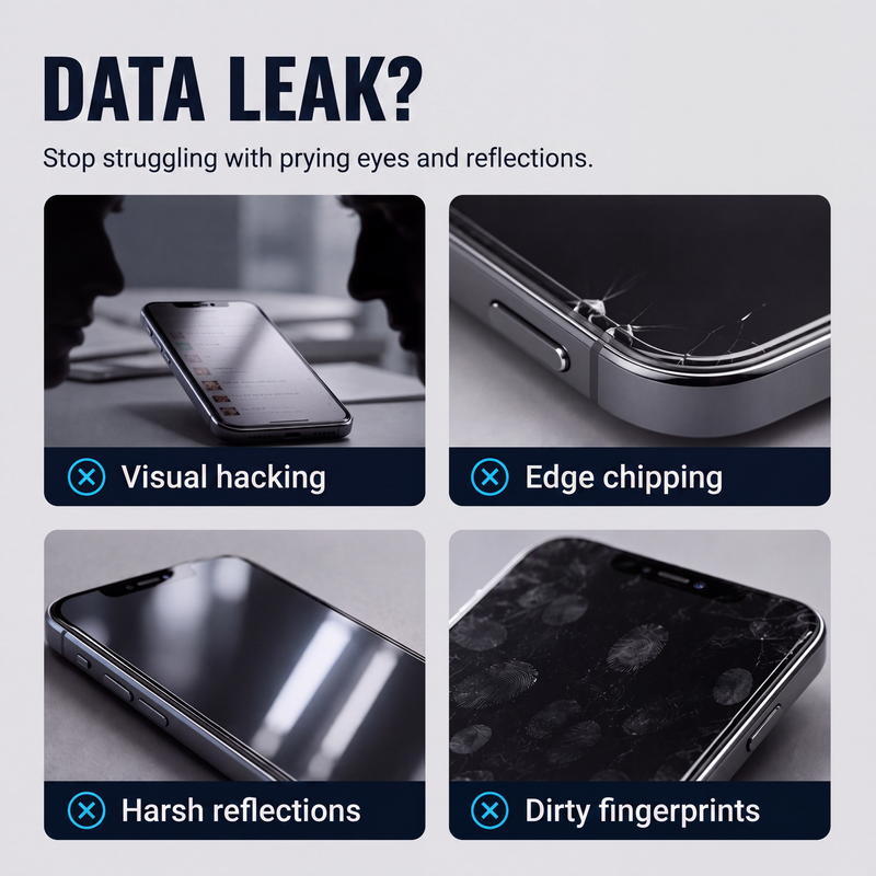 🔥50% OFF!!📢📱 Privacy Tempered Glass Screen Protector – Automatic Dust ...