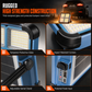 Solar Powered Portable Emergency Light and Outdoor Camping Floodlight with USB Phone Charging Function