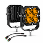 Pair of 30W Square LED Work Lights Waterproof Dustproof Off Road Driving Pod Lights for Cars and Trucks