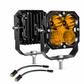 Pair of 30W Square LED Work Lights Waterproof Dustproof Off Road Driving Pod Lights for Cars and Trucks