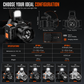 Super Bright Motion Sensor LED Headlamp Style Rechargeable Headlight with Dual Lithium Battery for Outdoor Night Fishing and Camping