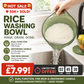 🍚 LIMITED TIME 50% OFF! Wash Rice Without Losing a Grain – Fine Mesh Colander Bowl with Handle. UK Stock ✨
