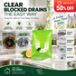🧪 50% OFF! ✨ Powerful Sink & Drain Clog Remover Dredging Powder – Active Oxygen Enzymes Dissolve Hair Grease Sludge in Minutes, Destroys Pest Breeding Grounds & Sanitizes – Versatile Multi-Drain Use 80g 🚿