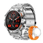⌚ Military Smartwatch – 1.7" AMOLED, 1100mAh Battery, IP68 & 110+ Sports Modes 🔦