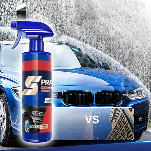 Fast acting car coating spray