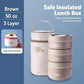 Portable insulated lunch container set(buy now, get it free)