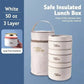 Portable insulated lunch container set(buy now, get it free)