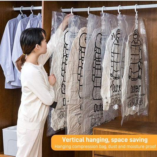 Vacuum hanging storage bags