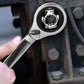 Two-Way Metric and Inch Double-Head Multifunctional Ratchet Wrench 16-in-1 Double-Duty Quick Ratchet Spanner
