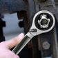Two-Way Metric and Inch Double-Head Multifunctional Ratchet Wrench 16-in-1 Double-Duty Quick Ratchet Spanner