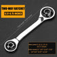 Two-Way Metric and Inch Double-Head Multifunctional Ratchet Wrench 16-in-1 Double-Duty Quick Ratchet Spanner