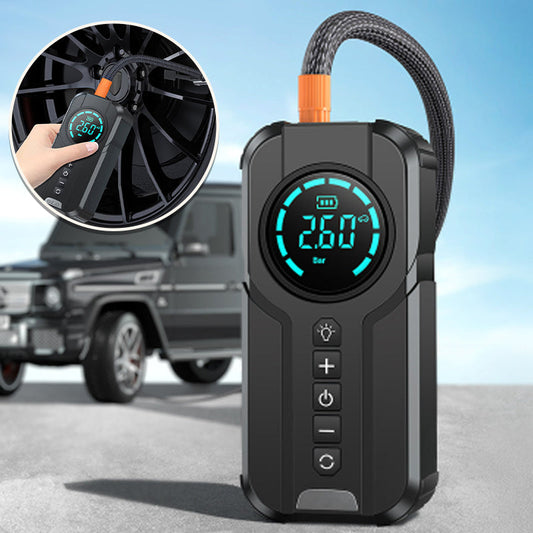 All-in-one emergency electric car jump starter air pump machine